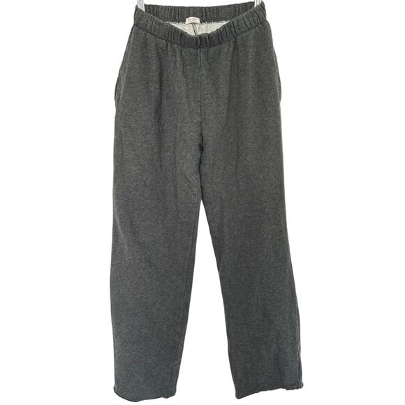 Brandy Melville Pants - John Galt Brandy Melville Dark Gray Wide Leg Sweatpants Cozy Fleece One Size